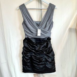 NWT EXPRESS Bodycon Pleated Cocktail Dress